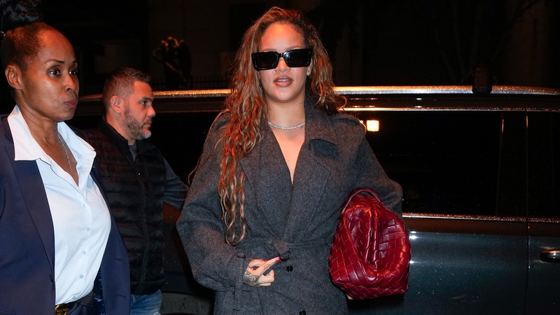 Rihanna seen in New York last month