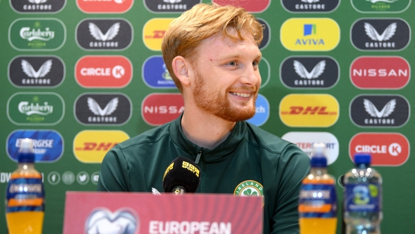 Liam Scales speaking to the media in Dublin on Tuesday