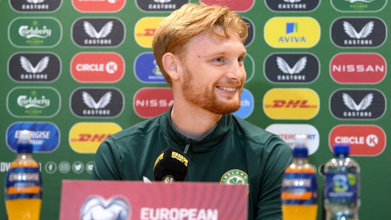 Liam Scales speaking to the media in Dublin on Tuesday