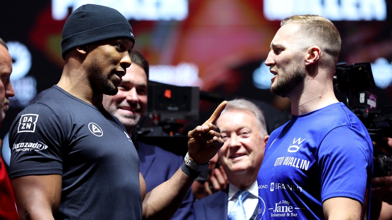 Anthony Joshua and Otto Wallin will face off just before Christmas