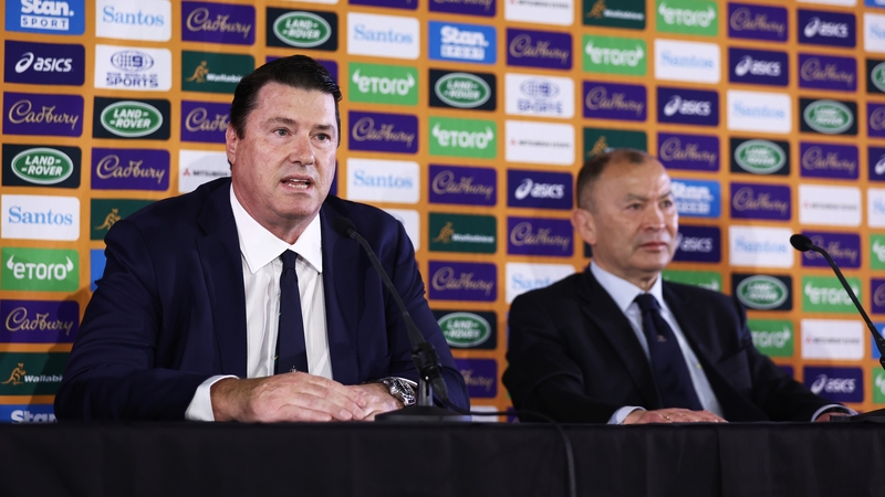 McLennan (left) was responsible for the appointment of Eddie Jones (right)