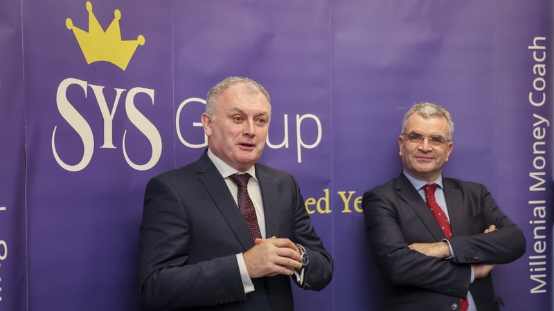 SYS Group CEO Tony Delaney with Minister of State for Trade Promotion, Digital and Company Regulation, Dara Calleary at the opening of its new Dublin office
