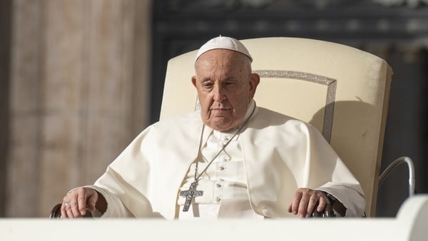 Earlier this month, the Pope skipped reading a prepared speech for a meeting with European rabbis as he was suffering from a cold (file image)
