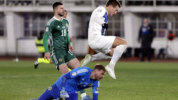 Conor Hazard conceded four goals in the Northern Ireland goal