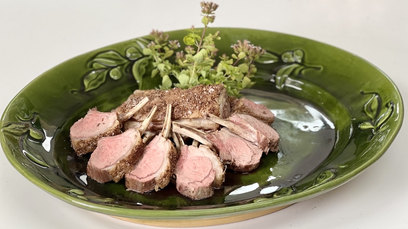 Rory's roast rack of lamb with marjoram