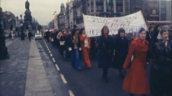 Day telephonists march in Dublin, 1978