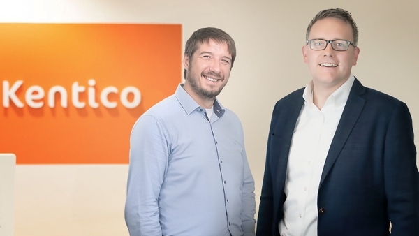 Dominik Pintér, CEO of Kentico and and Robert Carpenter, Chief Operations Officer and co-founder of Granite Digital