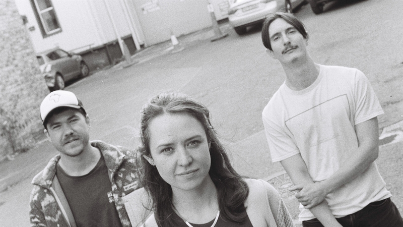 Petri Visser, Róisín Bohan, Al Quiff, outside Beardfire Recording Studios, Harold's Cross, Dublin, Ireland. July 2023.Photo: Rohan Healy