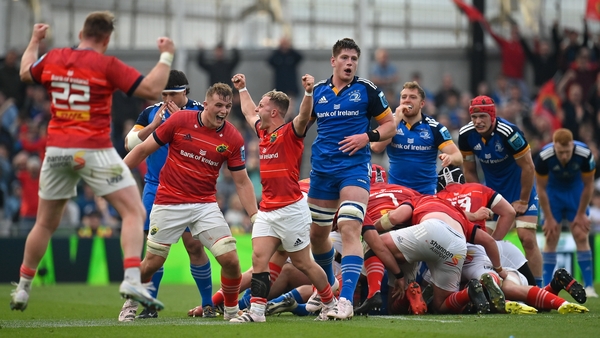 Munster beat Leinster the last time the sides met in a knock-out game, in 2023