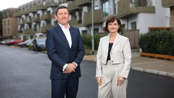Helen Cahill, CEO of Financefair, and Declan Reid, managing director of LCM Partners