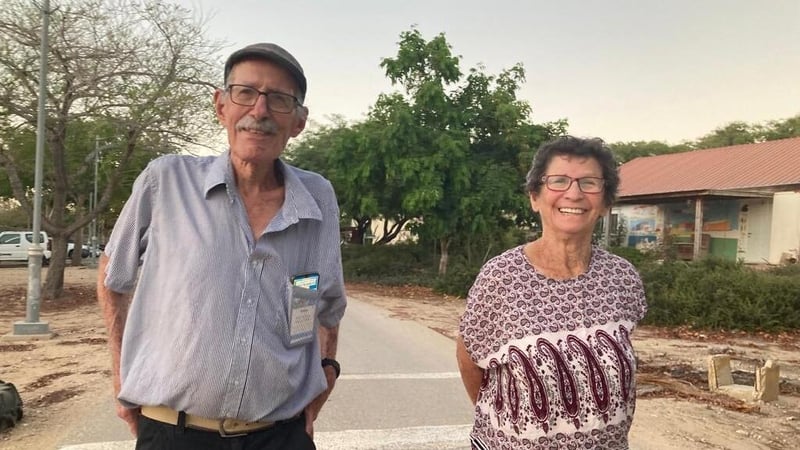 Oded and Yocheved Lifshitz were abducted on 7 October - Yocheved was later freed by Hamas