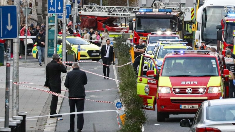Three children and an adult were injured in the attack on Parnell Square on 23 November last year