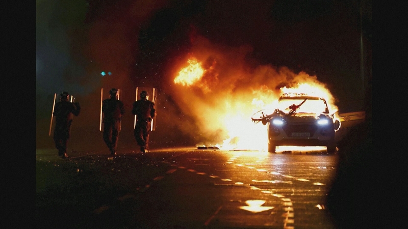 Rioting broke out in Dublin on 23 November 2023