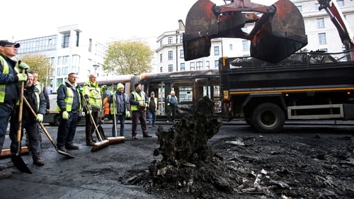 Some of the aftermath of the Dublin riots in November