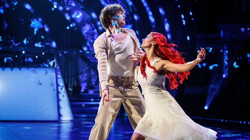 Bobby Brazier and Dianne Buswell on Strictly