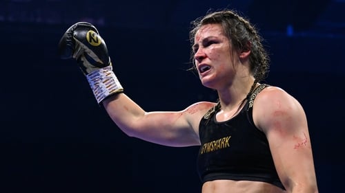 Katie Taylor was in combative mood during the press conference as she disputed Amanda Serrano's claims about the previous two installments of the trilogy