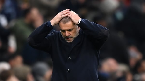 Ange Postecoglou are five games without a win