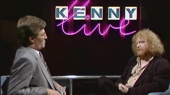 Pat Kenny and Frank McGuinness on 'Kenny Live' (1988)