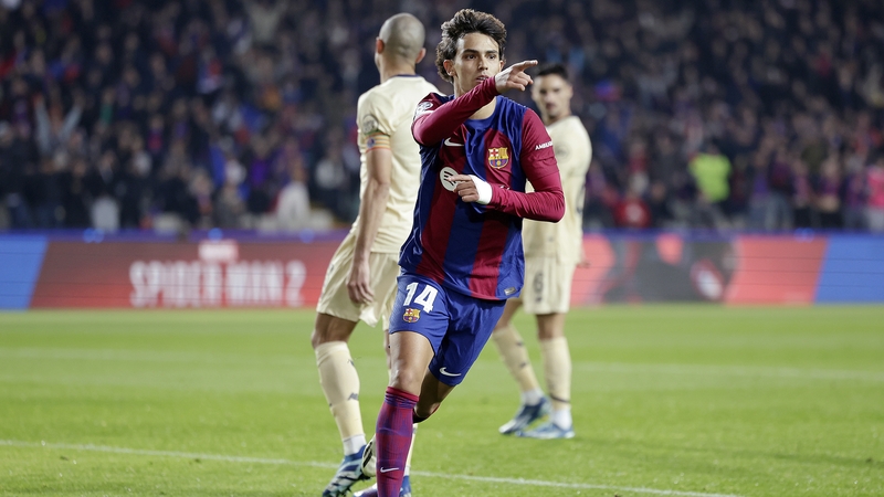 Joao Felix was on the mark for Barca