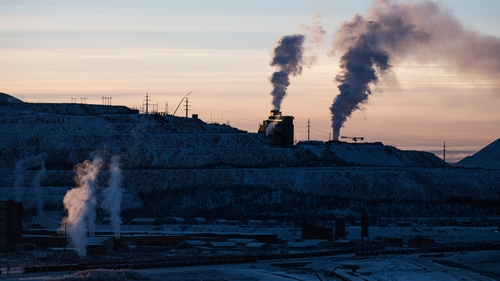 The iron mine of state-owned mining company LKAB in Kiruna, northern Sweden (File pic)