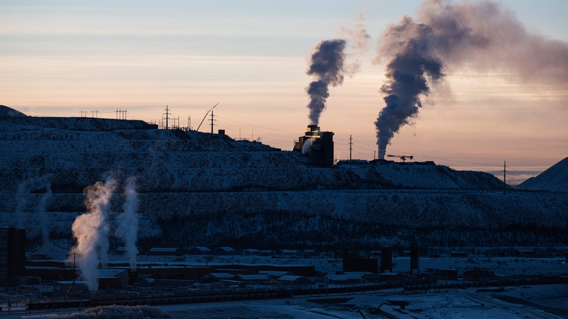 The iron mine of state-owned mining company LKAB in Kiruna, northern Sweden (File pic)