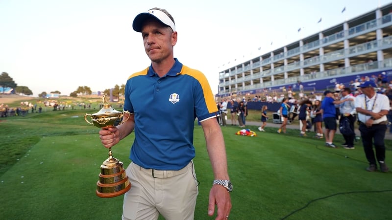 Luke Donald is looking for back-to-back Ryder Cup success as captain