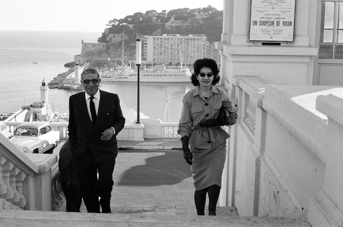 Maria Callas and Aristotle Onassis