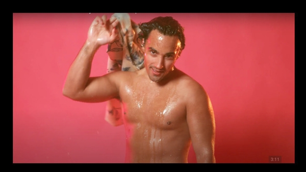 Jake Carter: "It took me three normal showers before I could get rid of the stickiness."