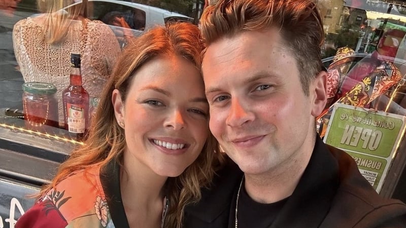 Doireann Garrihy and Mark Mehigan announce engagement news on Instagram. Picture: @doireanngarrihy/Instagram