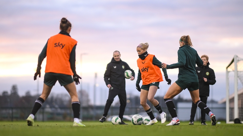Denise O'Sullivan training with the squad ahead of this week's double-header