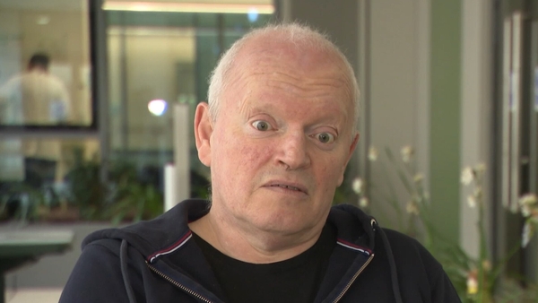 Myles O'Brien, 60, was left paralysed below the neck after a motorcycle accident