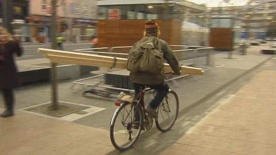 Cycling initiative in Cork City, 2008