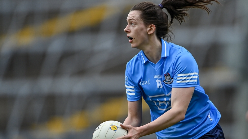 Michelle Davoren in action for Dublin in 2021