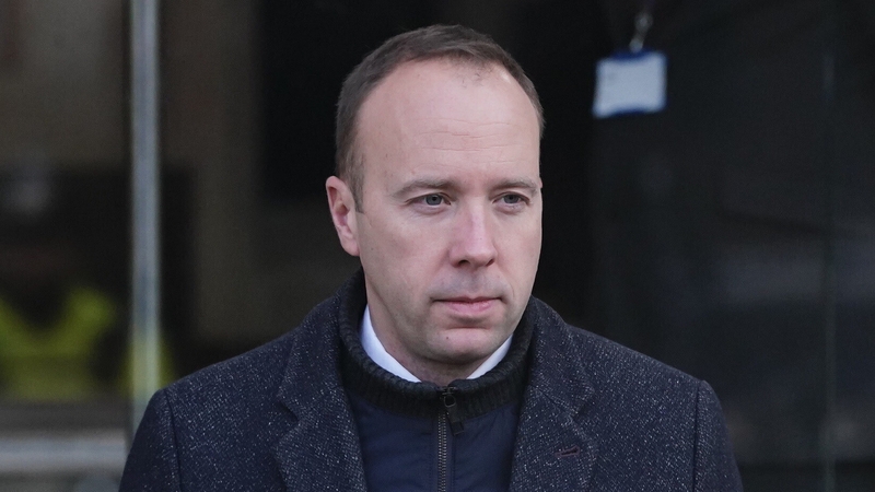Former health secretary Matt Hancock leaving Dorland House in London where he has been giving evidence to the UK Covid-19 Inquiry
