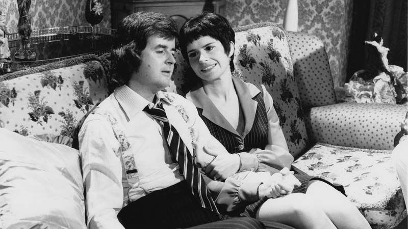 Rodney Bewes and Brigit Forsyth in Whatever Happened To The Likely Lads?