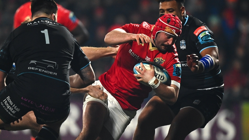 John Hodnett scored one of Munster's six tries