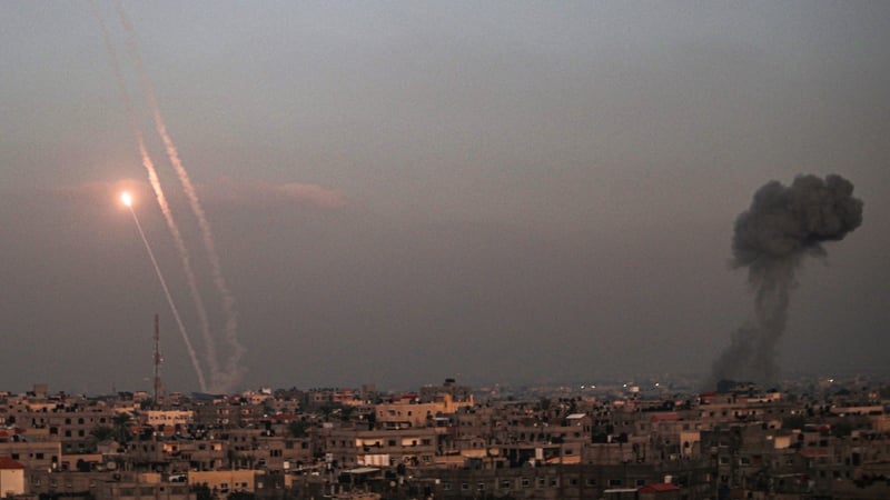 Gaza health officials said Israeli airstrikes had killed 184 people