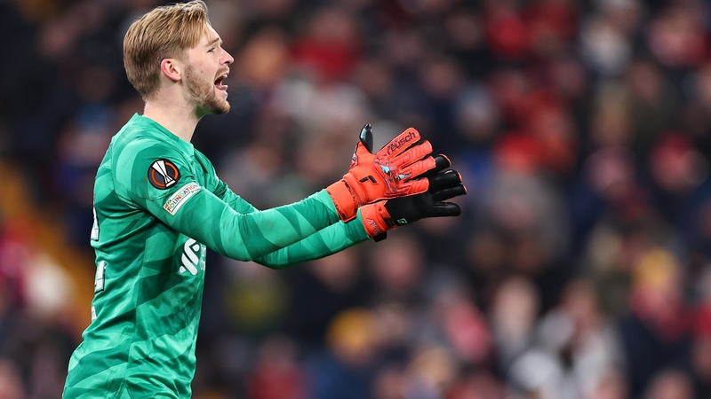 Caoimhin Kelleher deputises for Alisson Becker this week