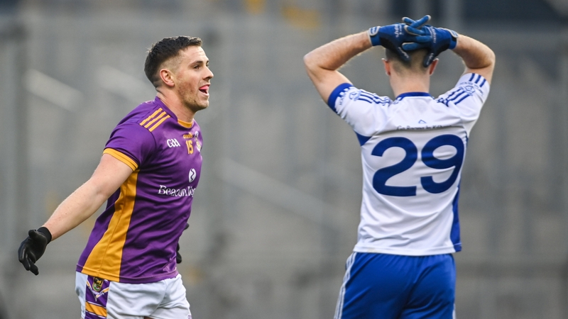 Kilmacud Crokes forward Shane Walsh celebrates his injury-time goal against Naas in the Leinster final