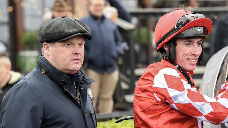 Gordon Elliott (L) with Jack Kennedy
