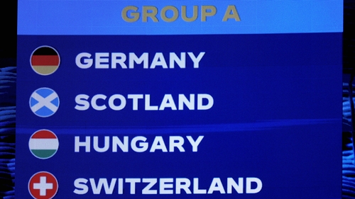 The draw took place in Hamburg