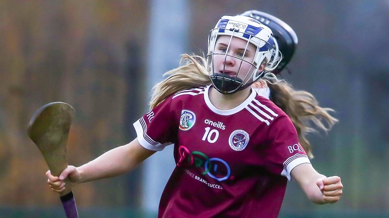 Asha McHardy celebrates a goal for Dicksboro - one of two on the day for the emerging talent