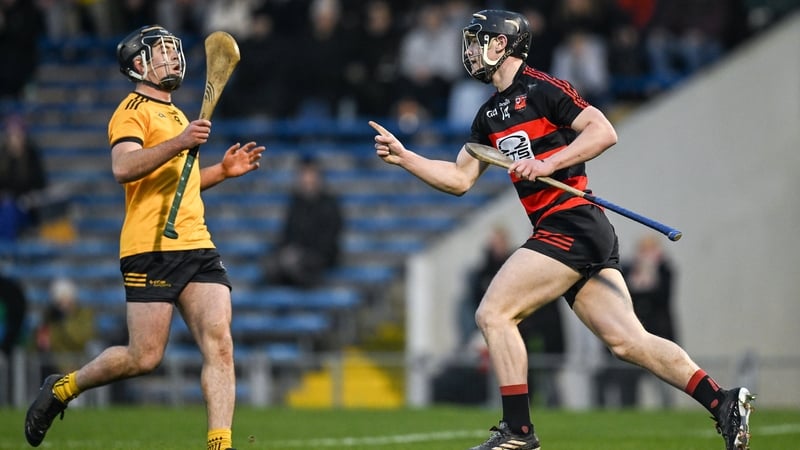 Ballygunner's Kevin Mahony celebrates scoring his side's second goal