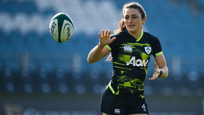 Lucy Mulhall was a try scorer for Ireland in their 14-12 defeat to Canada