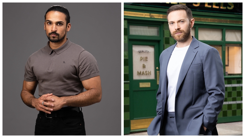 EastEnders stars Aaron Thiara and Matt Di Angelo, who play Ravi and Dean, say their characters could be wearing the cufflinks this Christmas