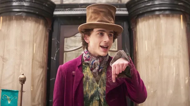 Timothée Chalamet's interpretation of the famous chocolate maker is fresh and endearing