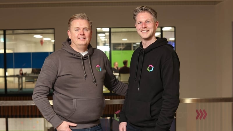 Barry Napier, left, will continue as CEO of Cubic Telecom