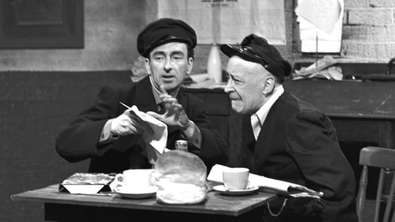 David Kelly and Jimmy O'Dea in 'O'Dea's Your Man' (1963)