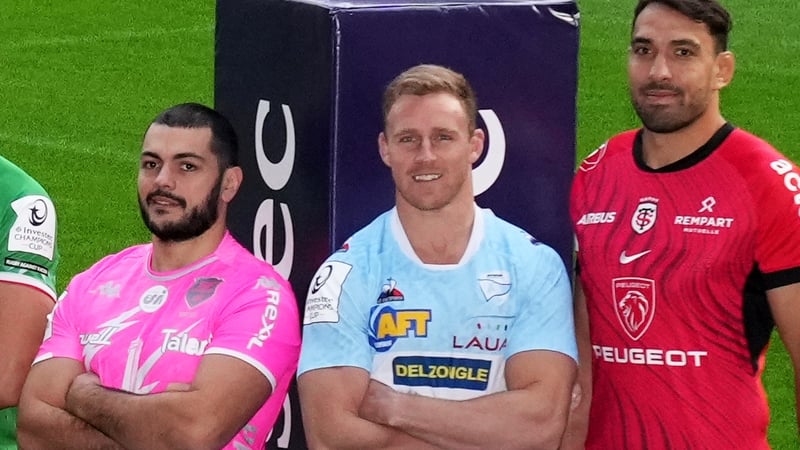 Reece Hodge (c) at the Champions Cup launch