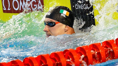 Shane Ryan finished fifth in the final of the men's 50m backstroke